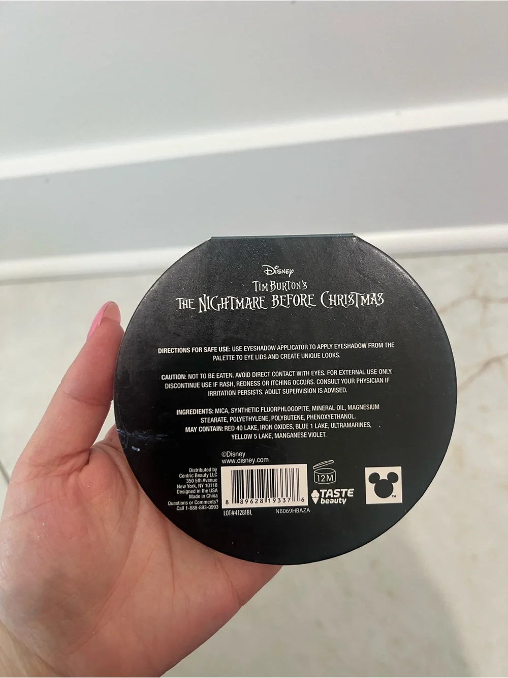 NEW Taste Beauty The Nightmare Before Christmas Eye Shimmer Palette